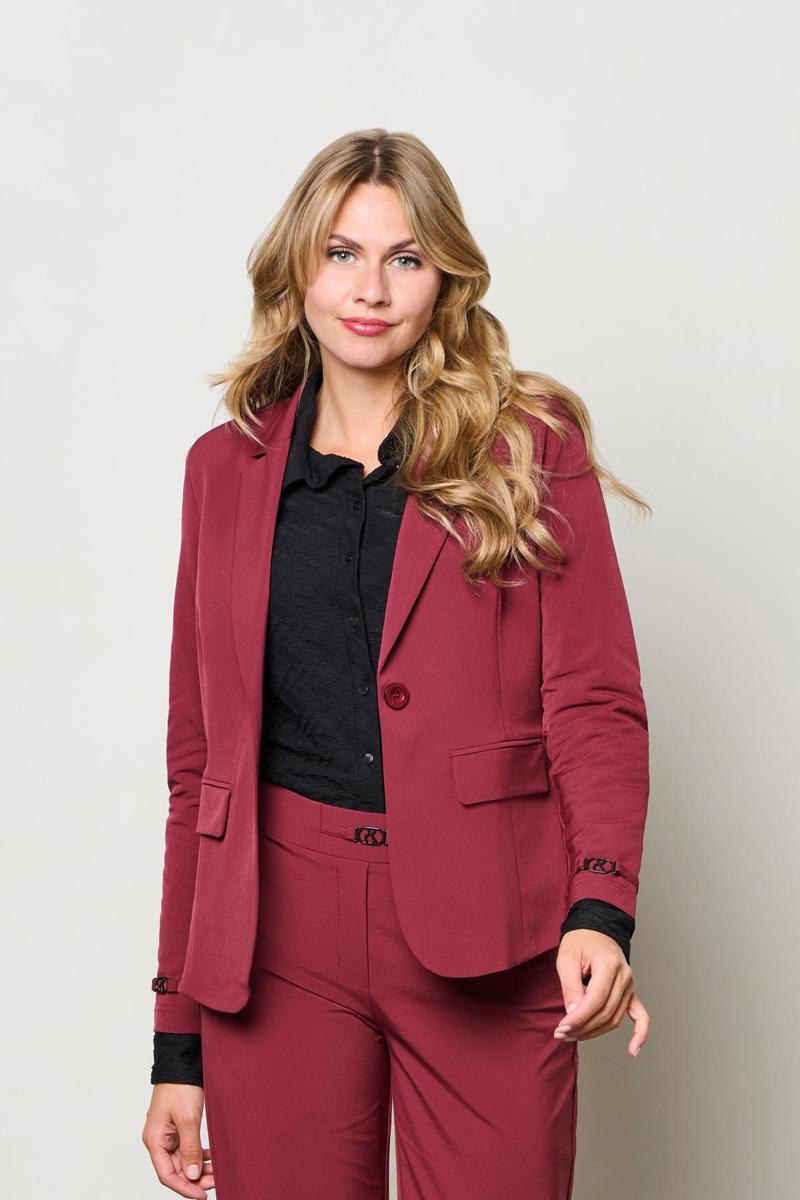 &Co Woman Blazer BZ173 Rood 1