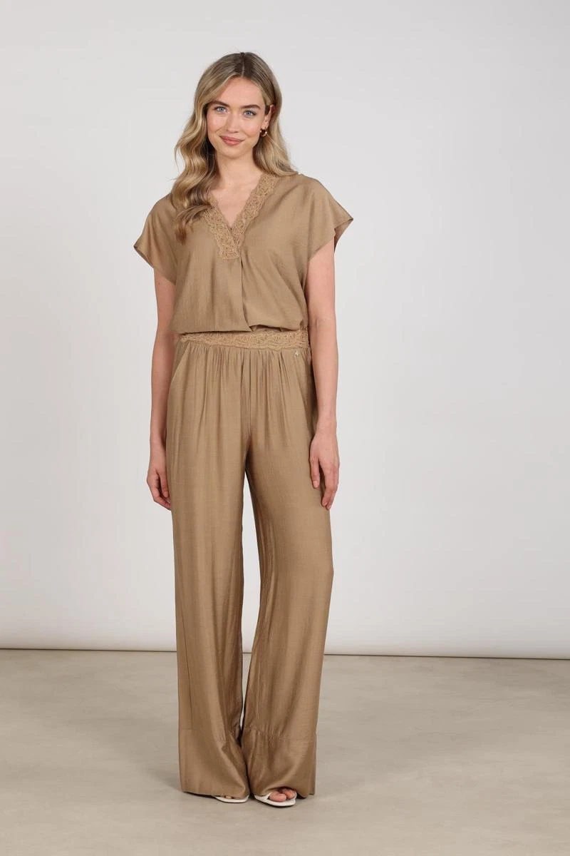 NUKUS Pantalon Merel Bruin 5