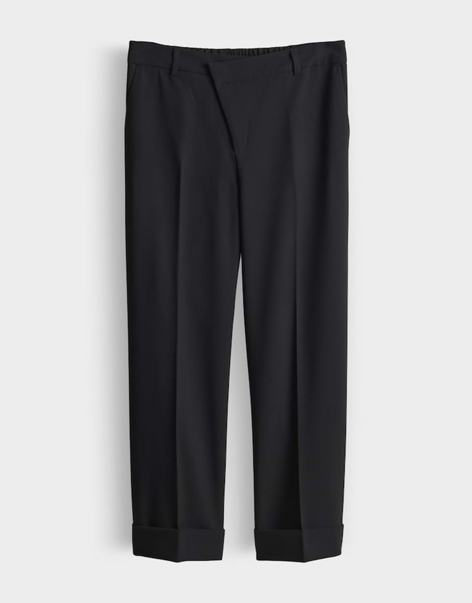 OPUS Pantalon Meeri Crisscross Zwart 2
