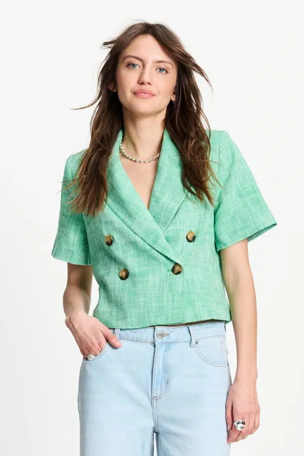 POM Amsterdam Blazer SP9572 Groen 1