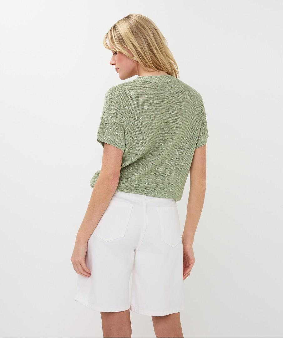 EsQualo T- Shirt HS26.02220 Groen 3