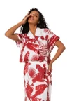 Caroline Biss Blouse 1690 Rood 1