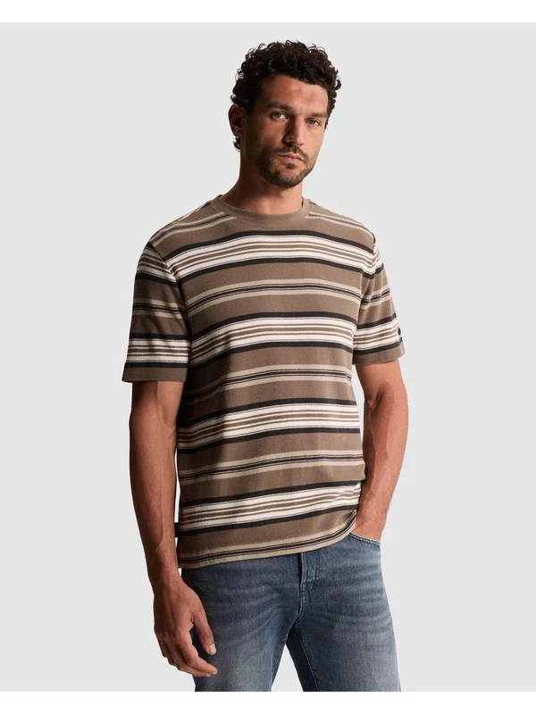 Cast Iron T-Shirt CTSS2609583 Taupe 1