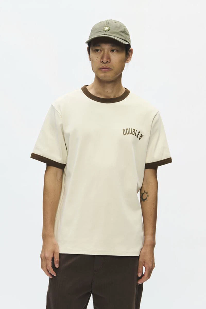 Wood Wood T-Shirt Parker Bruin 1