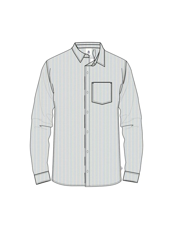 Law of the Sea Overshirt LAW-10480 Blauw 1