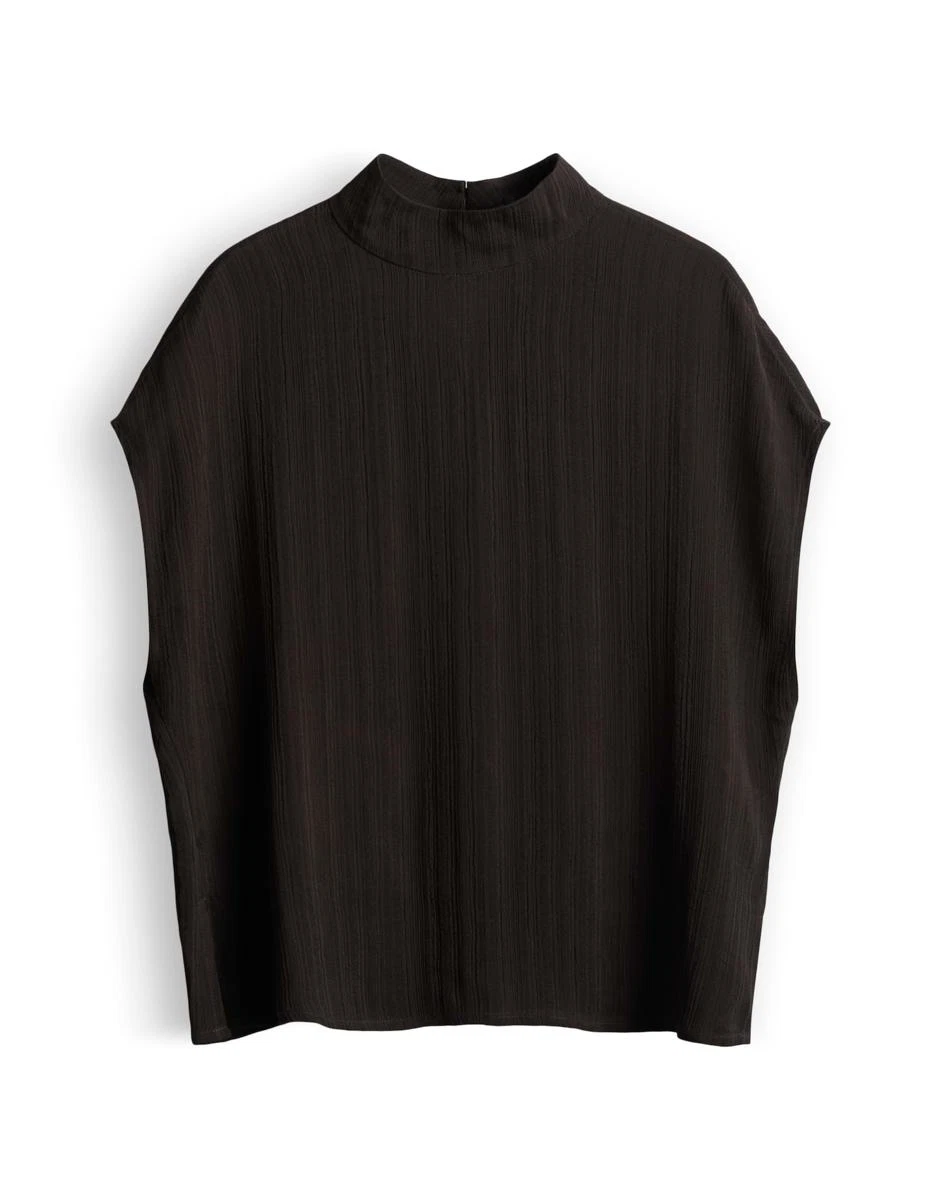 SOMEDAY Blouse Zlisea Bruin 2