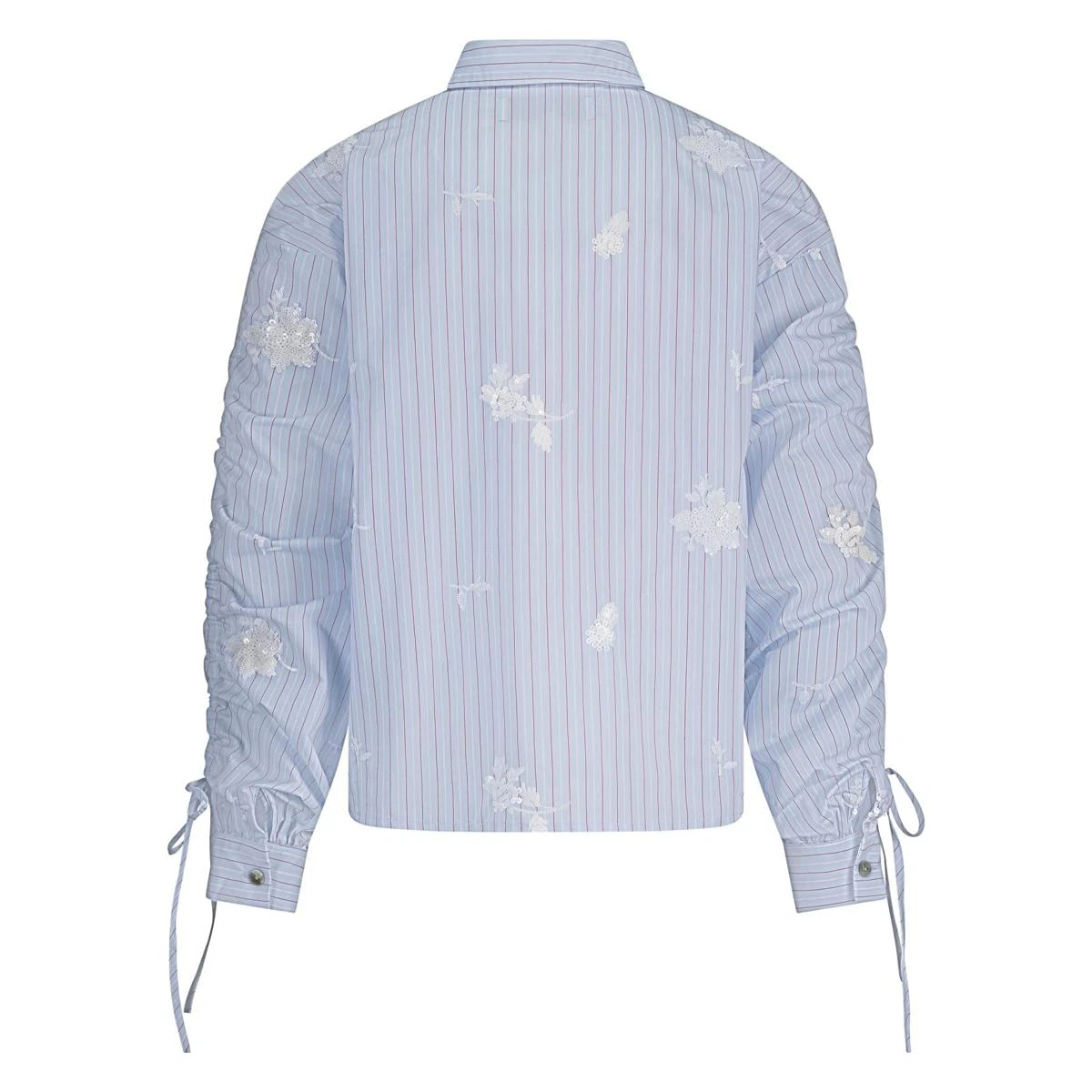 NUKUS Blouse Rosa Blauw 4