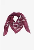 Xandres Sjaal Carre Roze 1