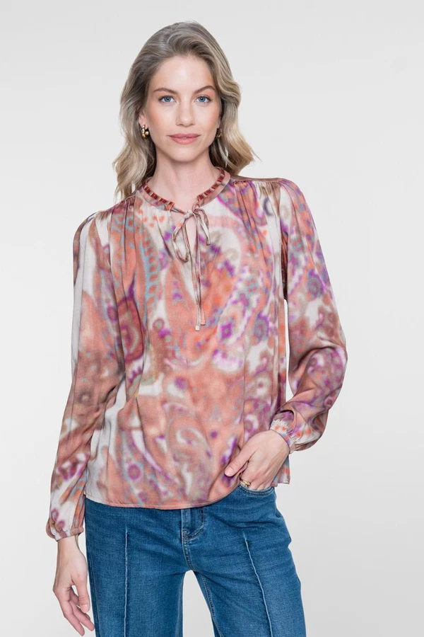 Geisha Blouse 63692-20 Taupe 1