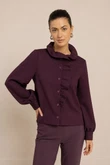Studio Anneloes Blouse Melrose Ruffle Paars 1