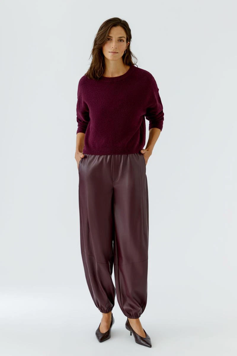 Oui Pantalon 0100438 Rood 3