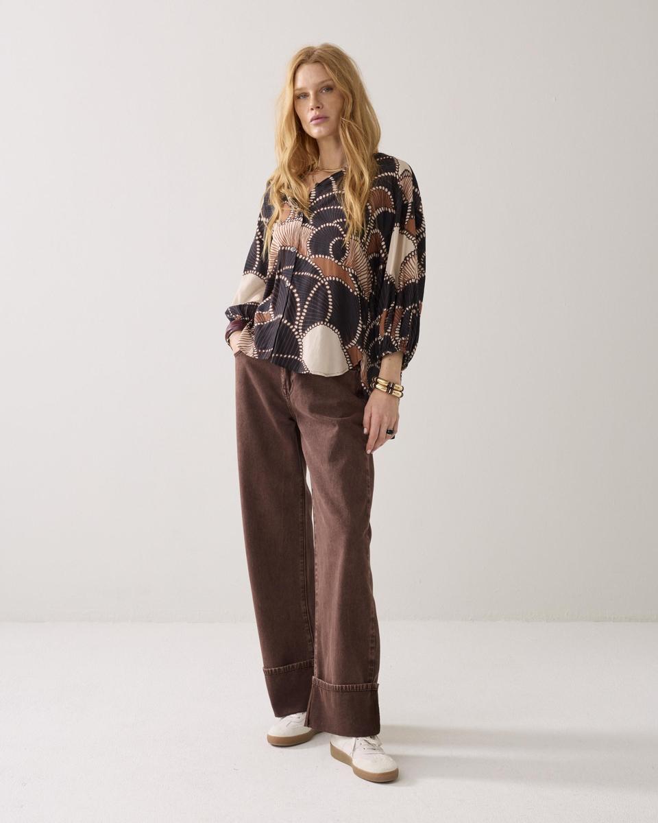 Summum Blouse 2s3458-12386 Bruin 5
