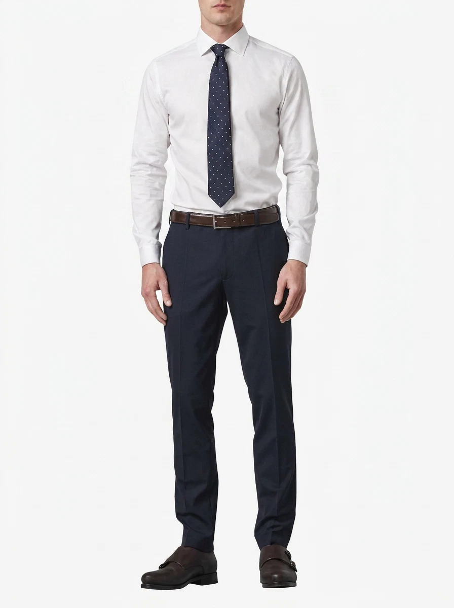 Meyer Pantalon Oslo 9-344 Blauw 1