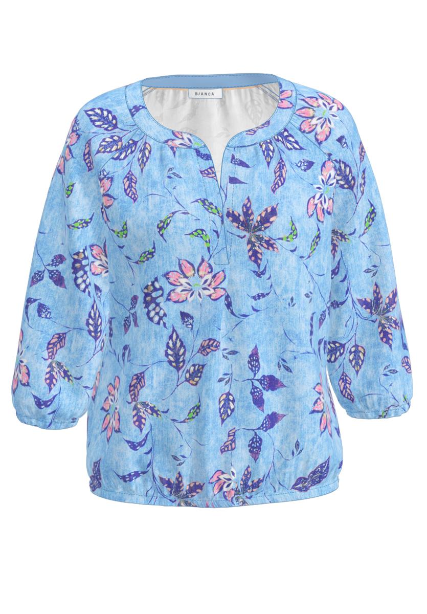 Bianca Blouse Rana Blauw 2