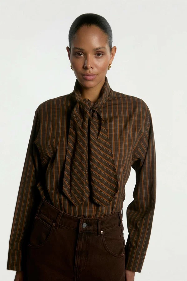 Aaiko Blouse Janesse Bruin 1