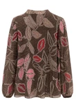 Bianca Blouse Doret Bruin 3