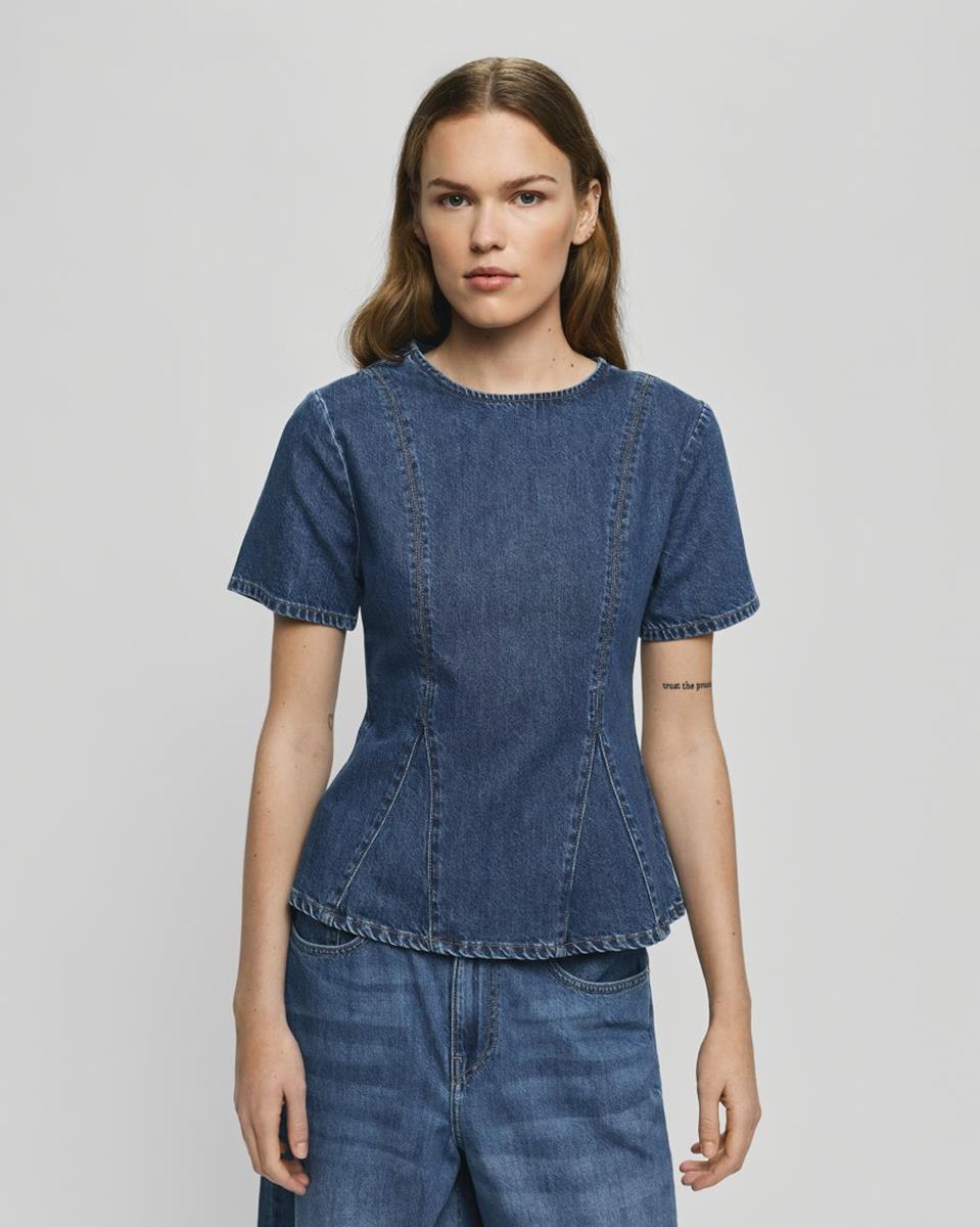 Msch Copenhagen  Top Turig Blauw 1