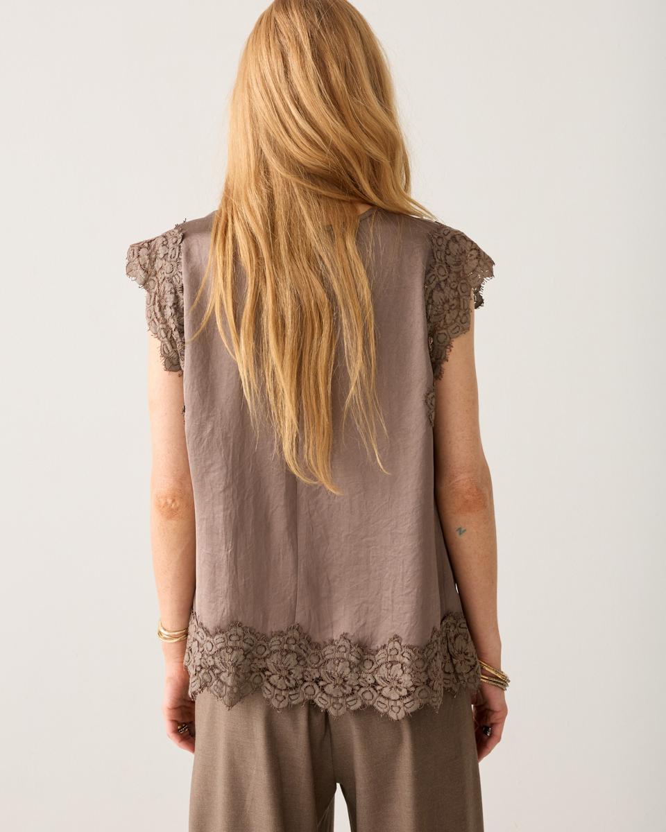Summum Top 2s3542-12493 Taupe 3
