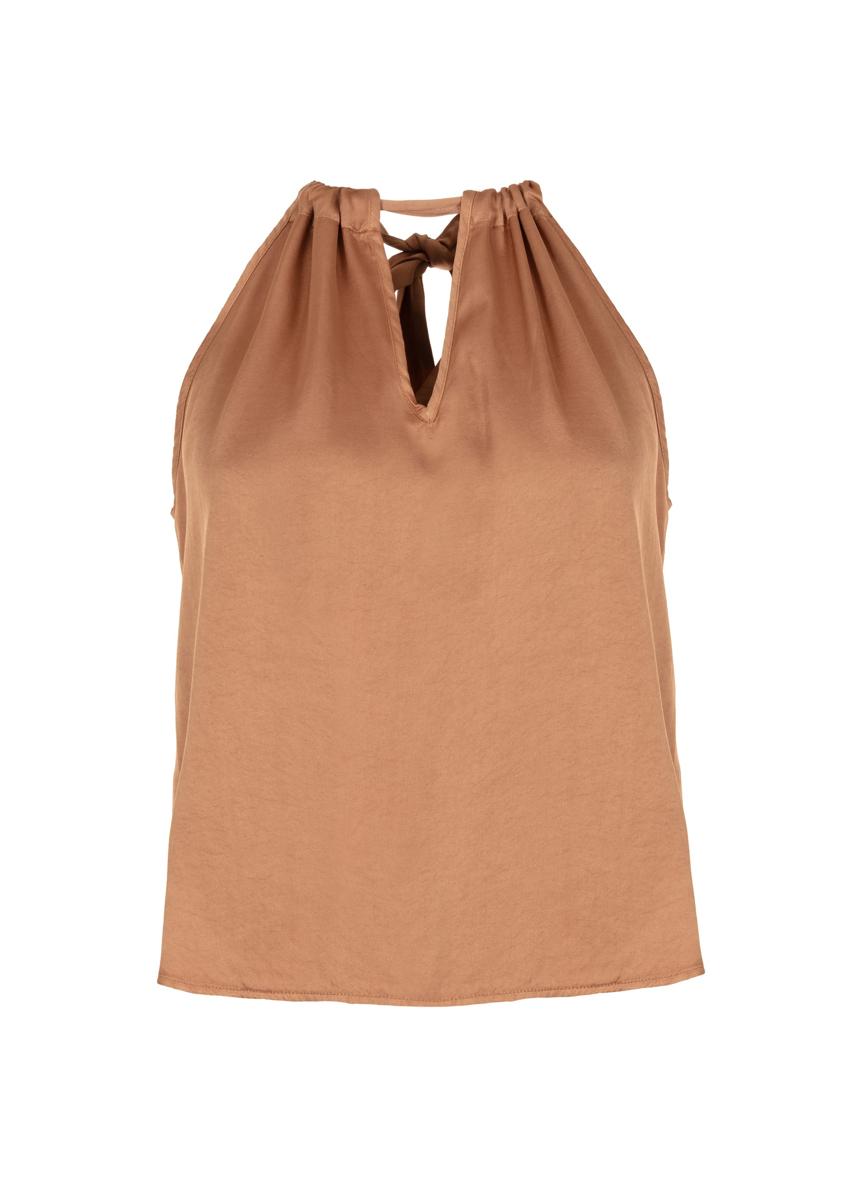 Freebird Blouse Tala Wv-Shiny-Sat Bruin 1