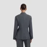 OLAF Blazer Wool Asym Grijs 3