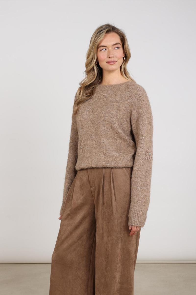 NUKUS Trui NKF03046 Taupe 6