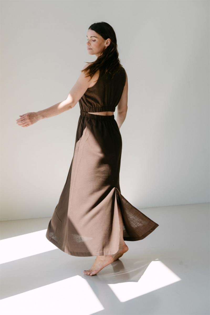 Aimée the Label Jurk Melina Bruin 2