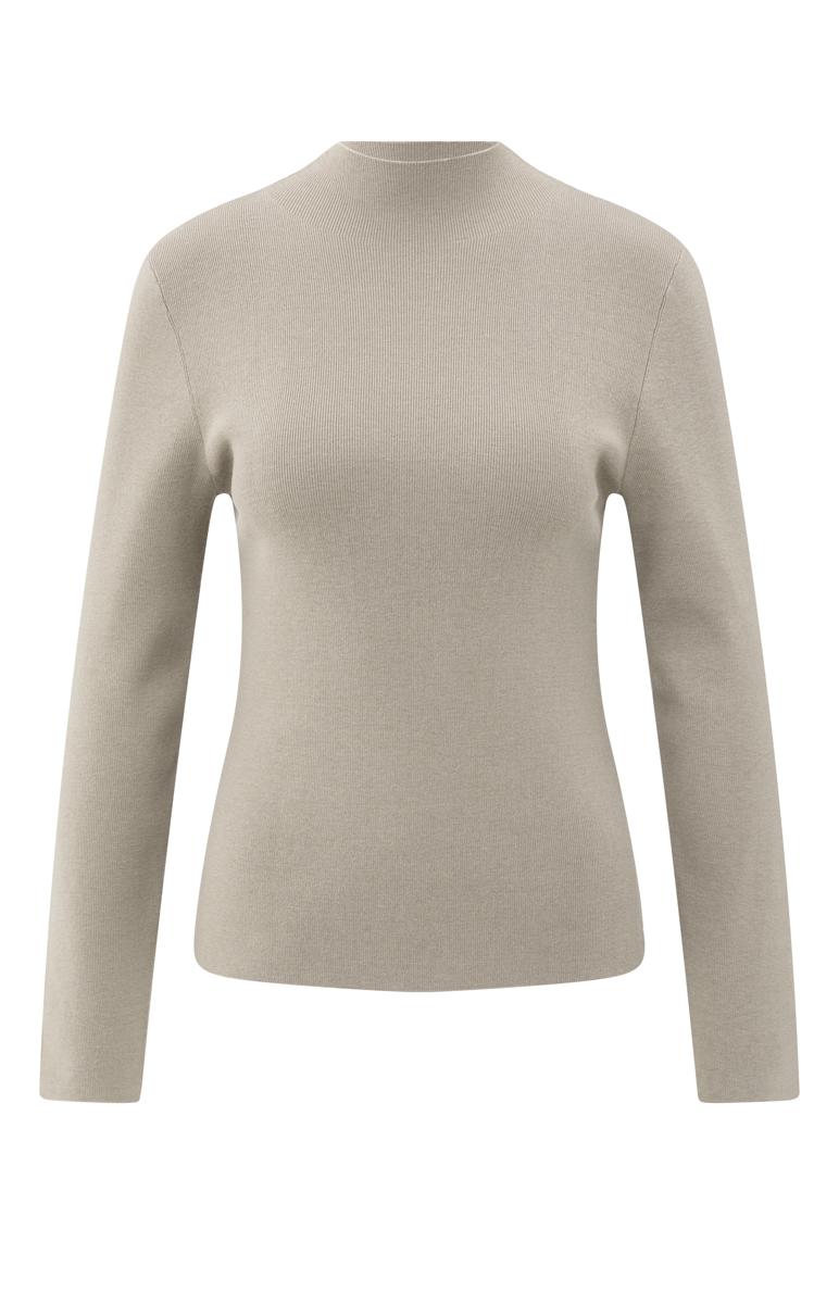 YAYA Trui 01-000499-509 Bruin 3