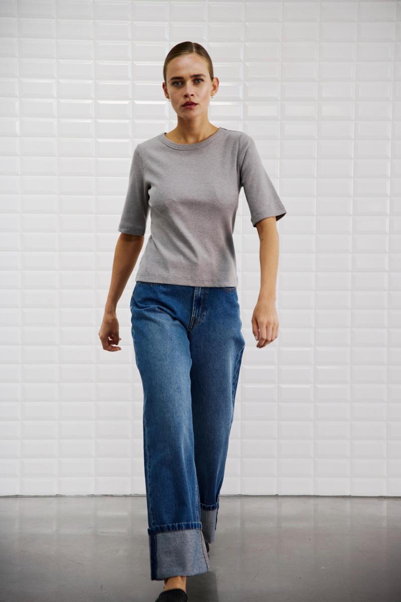 WithBlack T-Shirt 00001273 Grijs 1