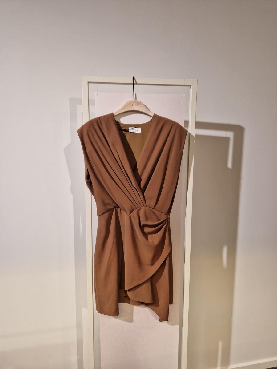 Aaiko Jurk LENY TENCEL TEN 5 Bruin 1