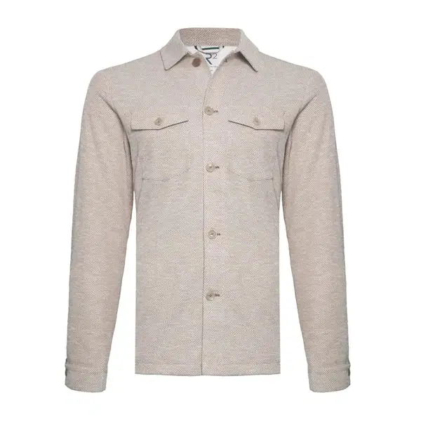 R2 Amsterdam Overshirt 132.OVERSHIRT.001 Beige 1