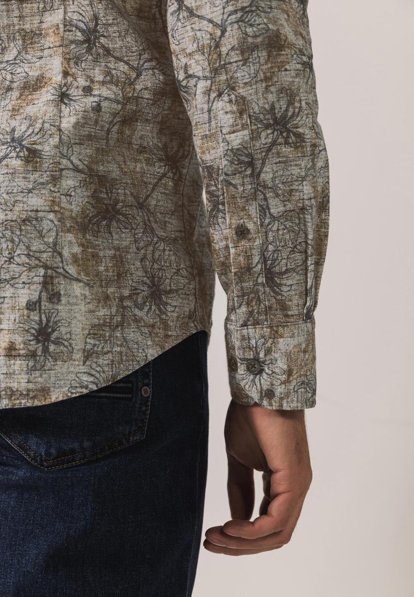 State of Art Overhemd 214-25220 Bruin 4