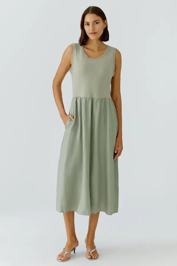 Oui Jurk 0097169 Groen 1