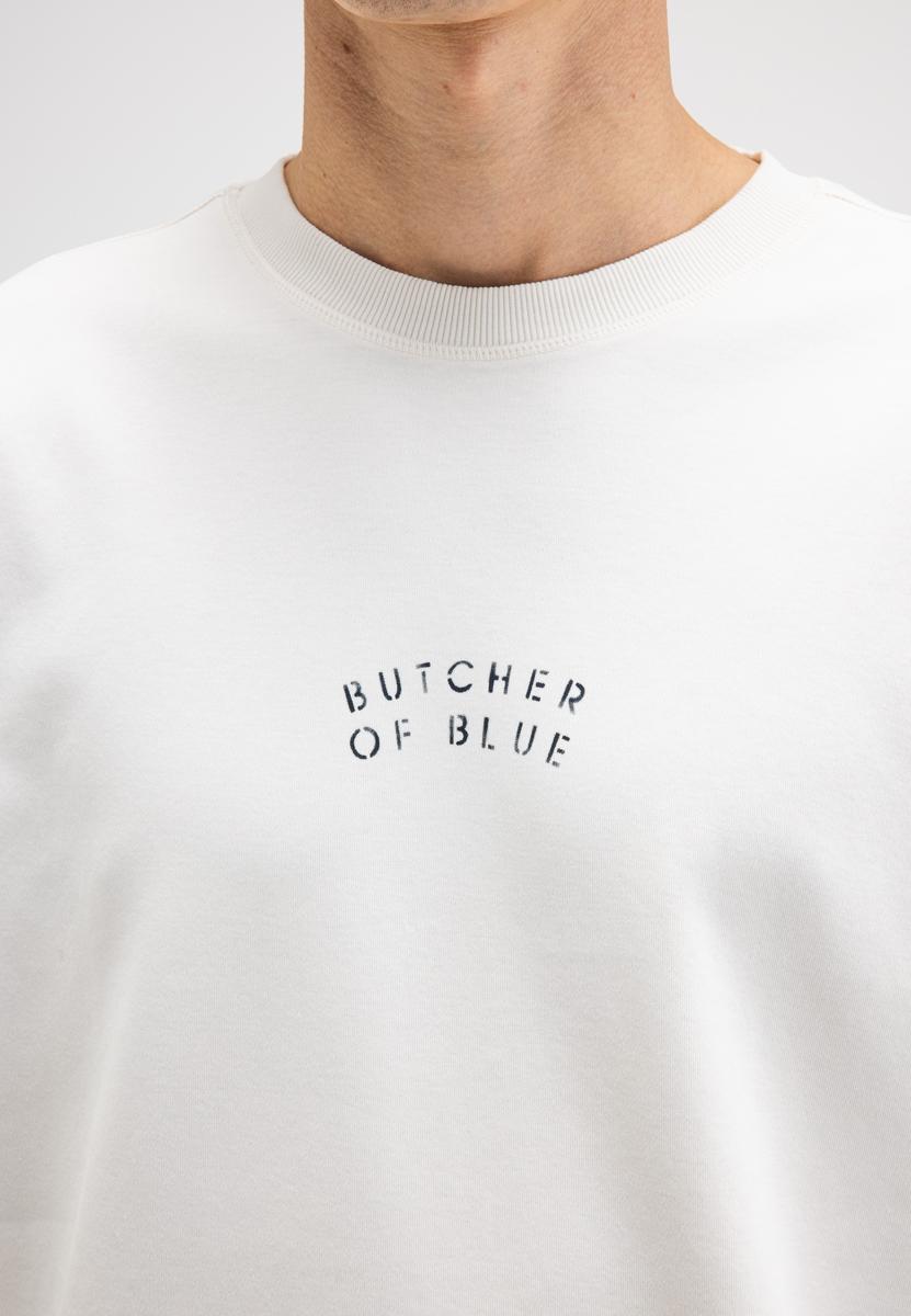 Butcher of Blue T-Shirt Mercer Layer Wit 6