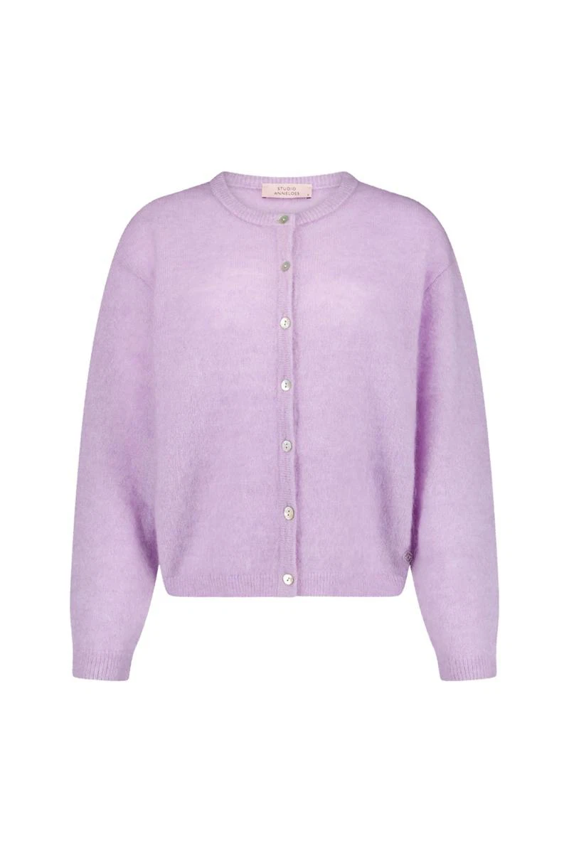 Studio Anneloes Vest Bibi cardigan Paars 1