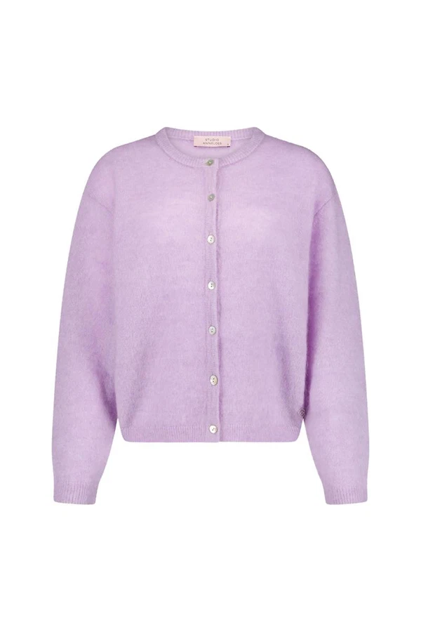 Studio Anneloes Vest Bibi cardigan Paars 1