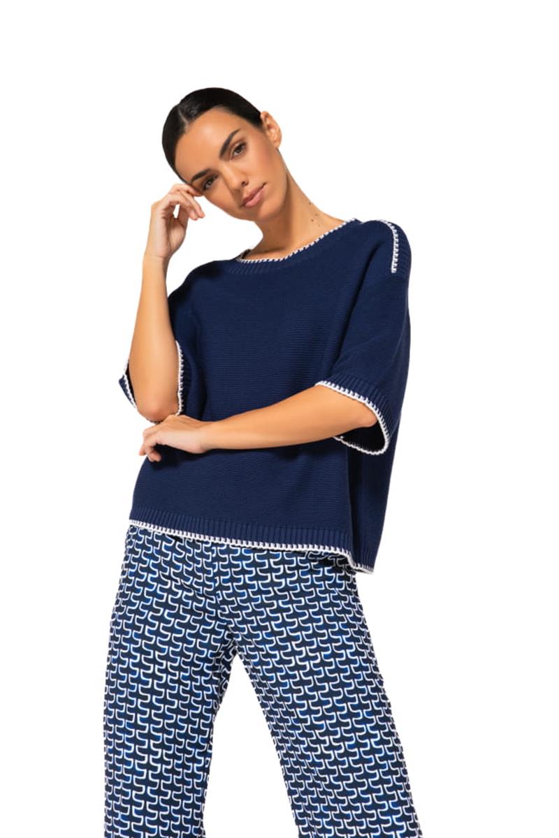 Caroline Biss Trui 1227 Blauw 1