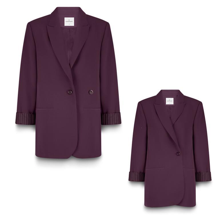 Summum Blazer 1s1264-11680 Paars 4