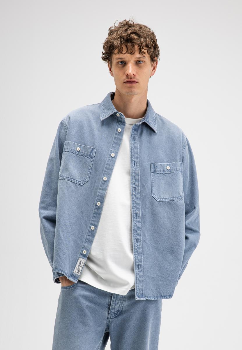 Butcher of Blue Overshirt M2624007 Blauw 6