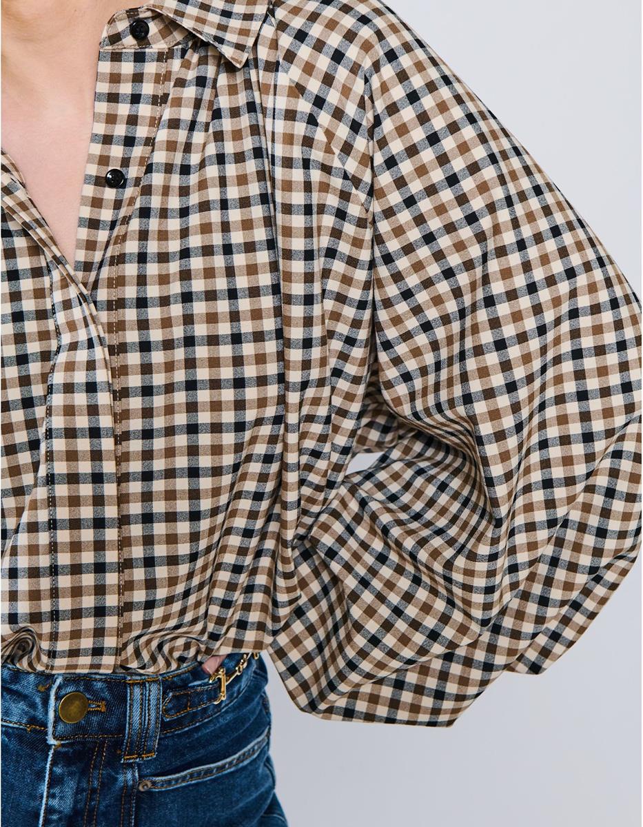 OU. Blouse Somer Bruin 4