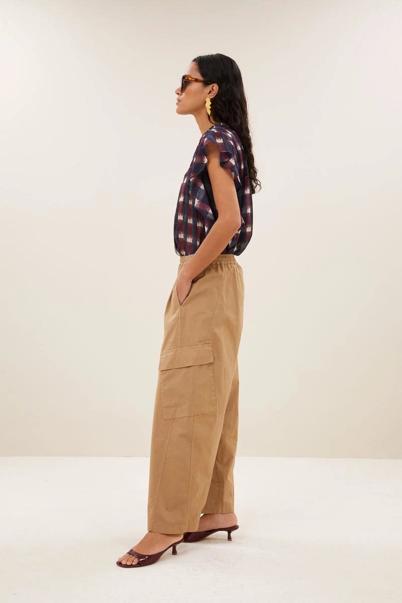 By-Bar Pantalon Matcha Bruin 4
