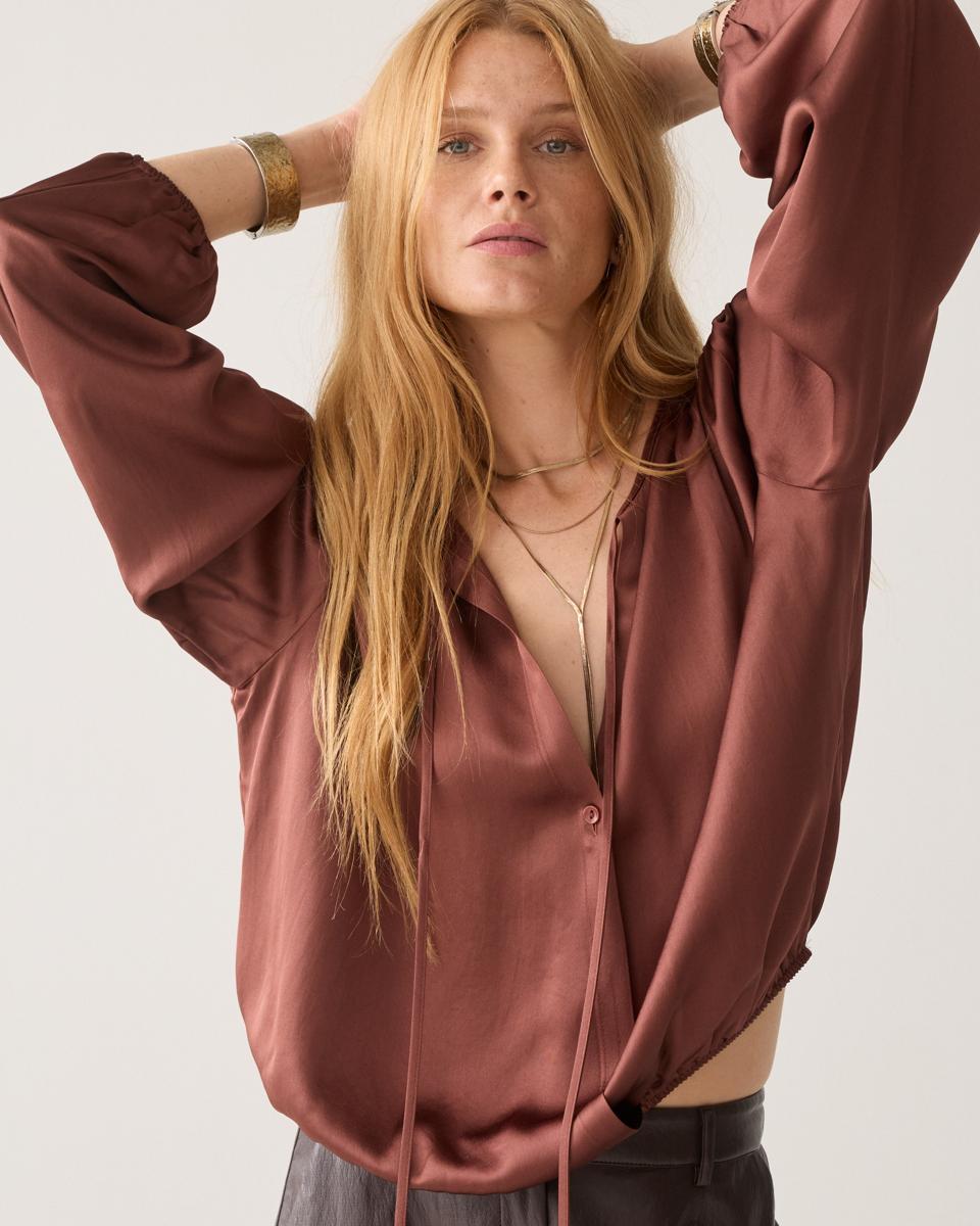 Summum Blouse 2s3552-12493 Bruin 5