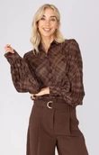 Anna Blouse 80a05-03845 Bruin 1