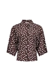 Studio Anneloes Blouse Fabienne Dot Bruin 2
