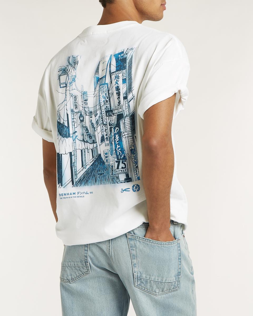 Denham T-Shirt Ueno Wit 3