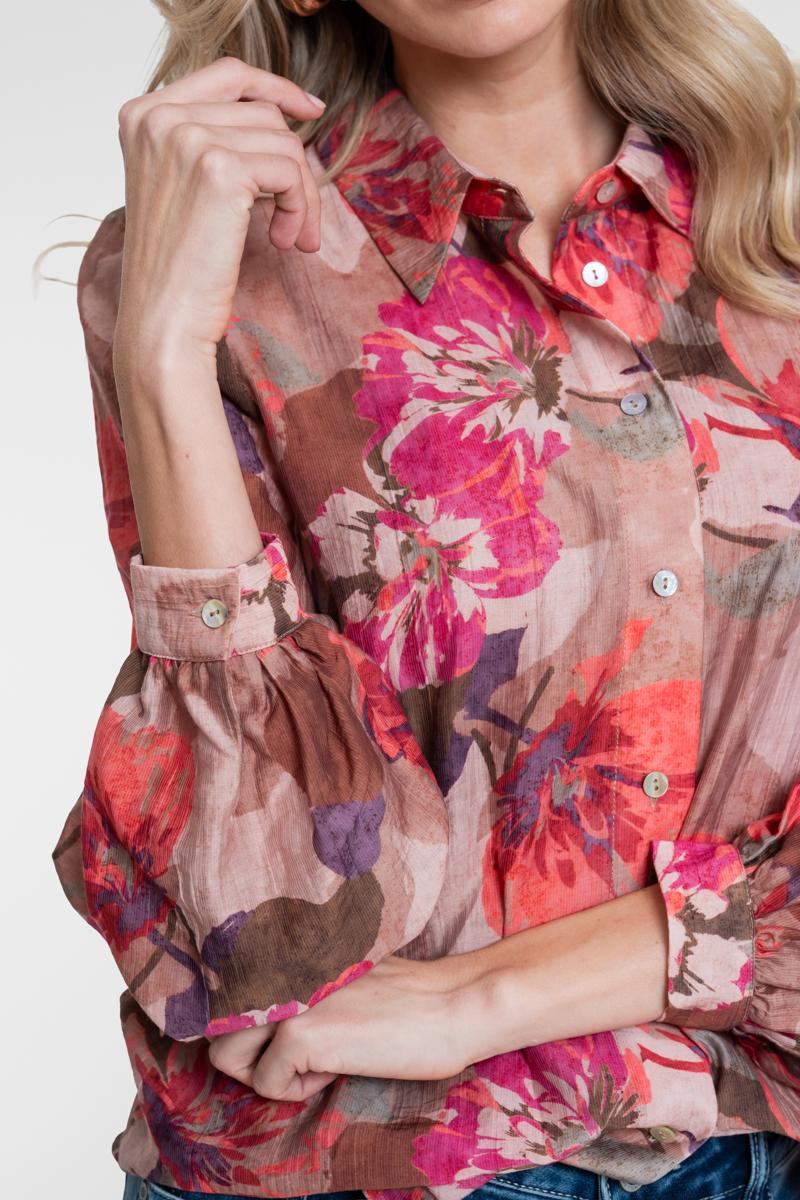 Geisha Blouse 63829-14 Paars 4