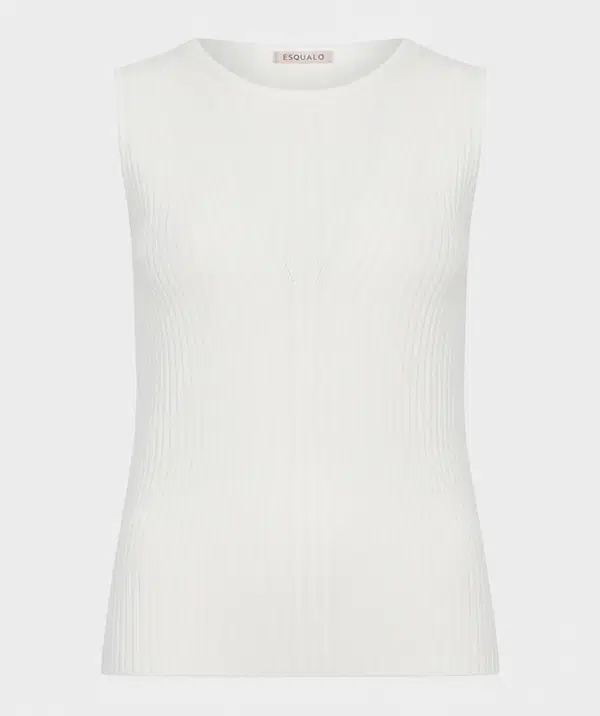 EsQualo Top SP26.07016 Off-White 1