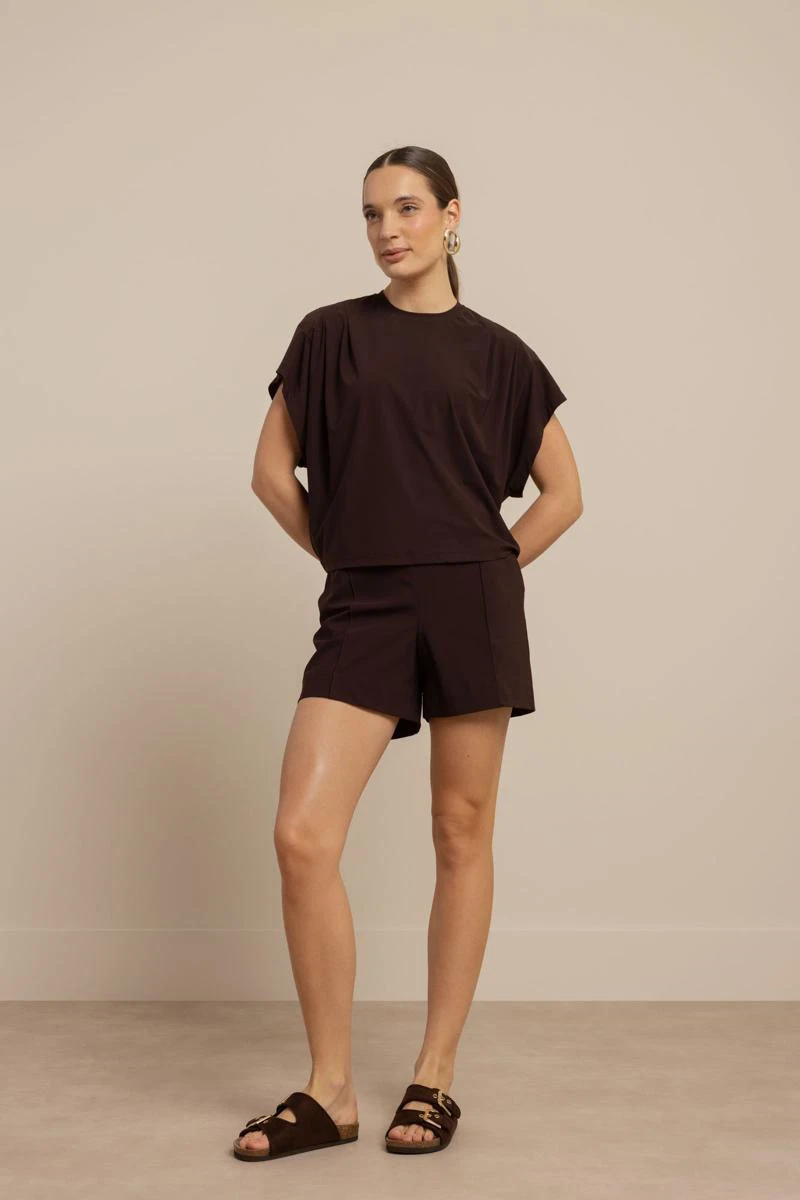 Studio Anneloes T-Shirt Leona top Bruin 4