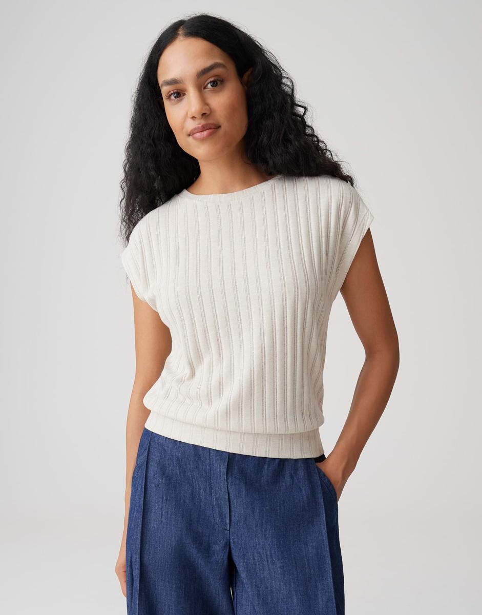 OPUS T-Shirt 10552814100106 Beige 2