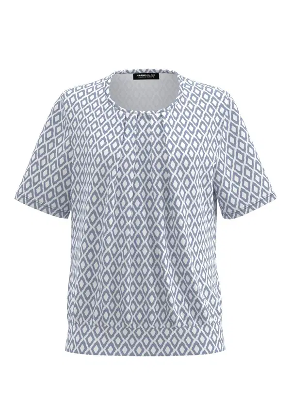 Frank Walder Blouse NOS716422 Blauw 1