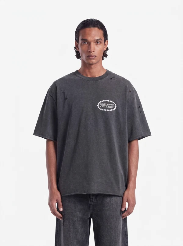 Don't waste culture T-Shirt Alune Zwart 1